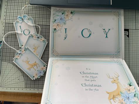 CHRISTMAS Cards, Handmade 3d Beautiful Cards With Matching Inserts ...