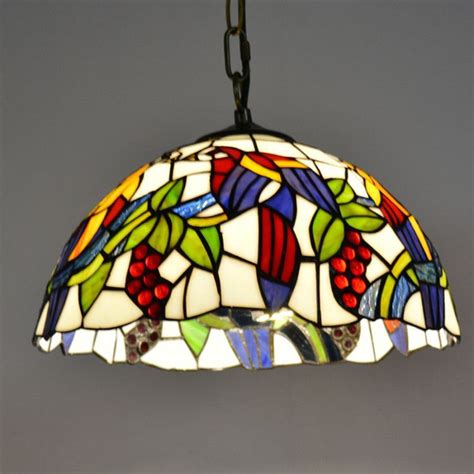 Стеклянные люстры Tiffany LED Creative Простые винтажные люстры для ...