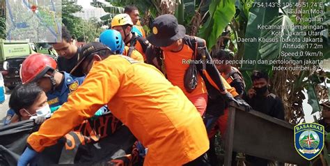 Tim Sar Gabungan Temukan Pemuda Tenggelam Di Kalijodo Pagi Ini