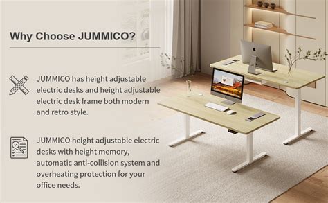 Jummico Electric Standing Desk X Cm With Usb Charging Height