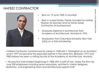 Hafeez contracter | PPT