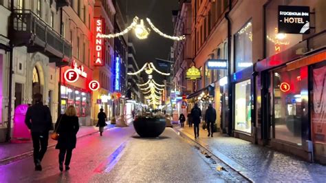 Stockholm Walks Drottninggatan To Old Town Relaxing Virtual Walk