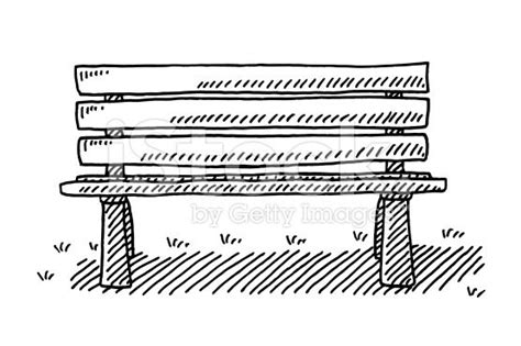 Park bench drawing wallpaper | DRAWING 99