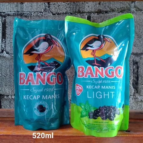 Jual Bango Kecap Manis Light Kemasan Pouch 520ml Shopee Indonesia