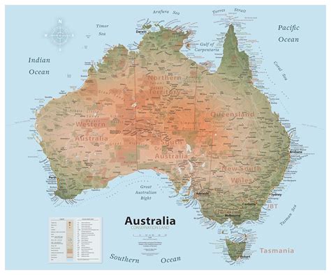 Australia Conservation Map