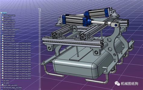 【非标数模】气缸驱动抓手3d数模图纸 Stp格式 Solidworks 仿真秀干货文章