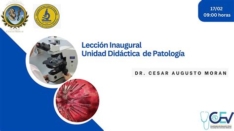 Lección Inaugural Unidad Didáctica de Patología YouTube