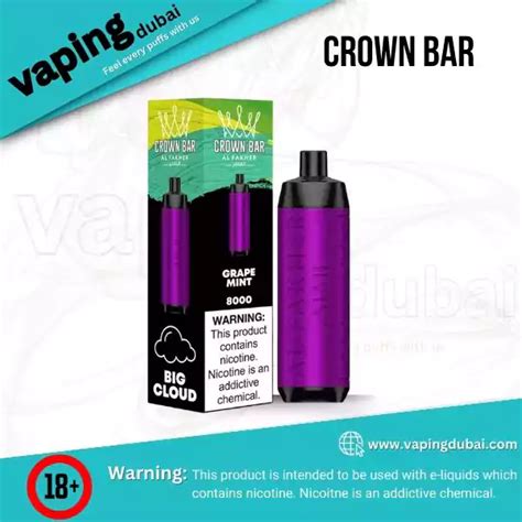 Al Fakher Crown Bar 8000 Puffs Vaping Dubai