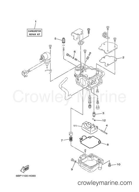 REPAIR KIT 2 2013 Outboard 25hp F25LEHB Crowley Marine