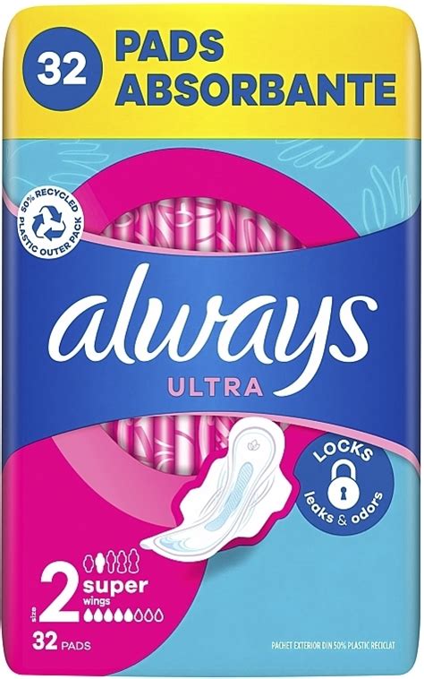 Always Ultra Super Plus Sanitary Pads Pcs Makeup Uk