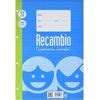 Lamela Recambio Hojas Cuarto Cuadricula 5mm C Margen Pack 10u Con