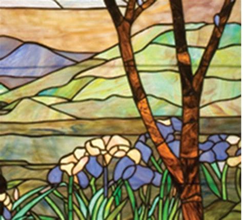 Meyda 29 W X 40 H Tiffany Magnolia And Iris Stained Glass Window