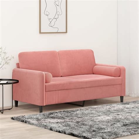 Osobowa Sofa Z Poduszkami R Owa Cm Aksamit Vidaxl Sklep