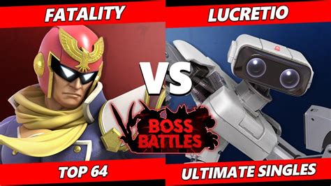 Boss Battles Phase 1 Fatality Captain Falcon Vs Lucretio ROB