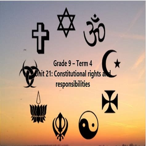 Grade 9 Constitutional Rights And Responsibilities Term 4 Unit 21 And 23 • Teacha