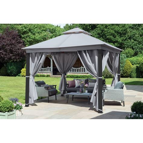 Norfolk Leisure Luxury Gazebo With Led Light M X M Garden Street