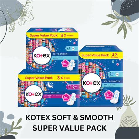 Kotex Soft Smooth Super Value Pack Lazada