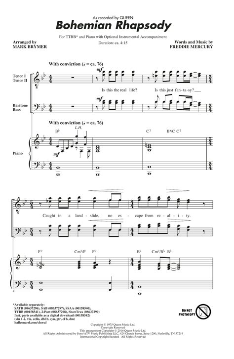 Bohemian Rhapsody MuseScore.com Music Pinterest Sheet music, Pianos and Piano sheet music - Film ...