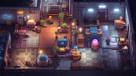 Premium Photo | Video game scene in isometric 3d graphic with game ...