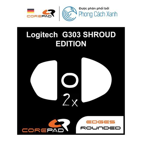 Feet Replacement Mouse Ptfe Corepad Skatez Logitech G Shroud Edition