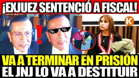 EX JUEZ SUPREMO SENTENCIÓ A LA FUJIFISCAL PATRICIA BENAVIDEZ NO PUEDE