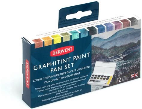 Derwent Zestaw Farb Graphitint Paint Pan Set Ceny I Opinie Ceneo Pl