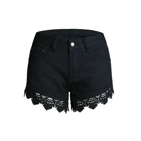 Fashion Lace Shorts Jeans Woman Shorts Jeans For Women Short Skinny