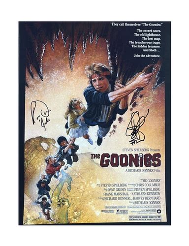 A3 The Goonies poster signed by Robert Davi and Joe Pantoliano | Action ...