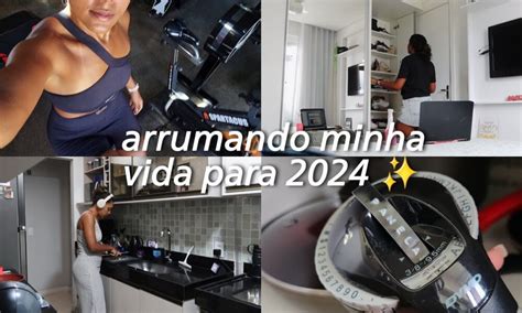 VLOG arrumando minha vida para 2024 organização planejamento DonaFit