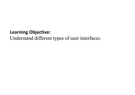 1.4 Interfaces and Their Types