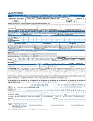 Sbi Mutual Fund Kyc Form Fill And Sign Printable Template Online