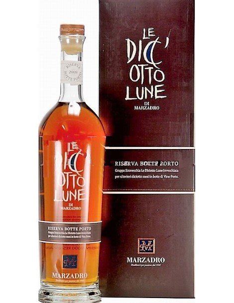 Grappa Diciotto Lune Riserva Botte Porto