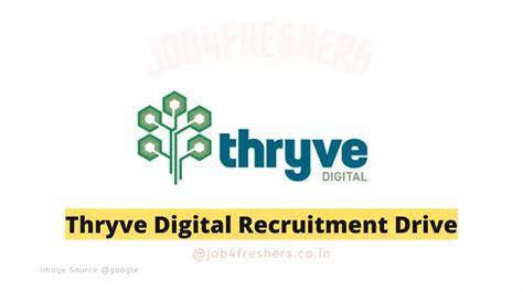 Thryve Digital Recruitment 2023 Trainee Engineer Direct Link