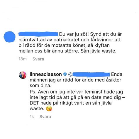 Posted By Assholesonline Linnéa Claeson Den Här Osköna Snubben Fick