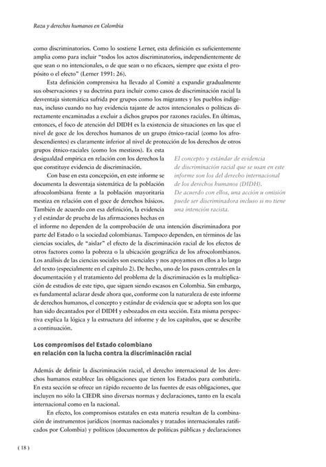 Raza Y Derechos Humanos En Colombia Pdf