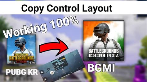 Copy Control Layout Pubg Kr To Bgmi Very Easy Working Tricks No