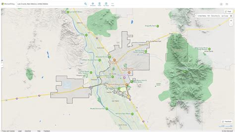 Las Cruces, New Mexico Map