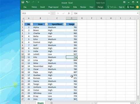 Langkah Langkah Mengurutkan Data Dengan Cepat Di Excel Simak