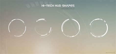 Hi-Tech HUD Shapes - Freebie Pack by reap on DeviantArt