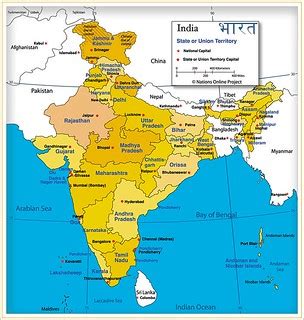 States and Capitals of India, 2012 | Another contemporary ma… | Flickr