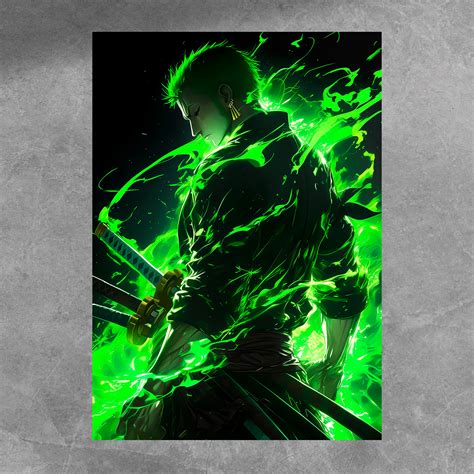 Pirate Hunter Zoro Poster Anzoku