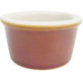 CAC RKF 25 BWN 2 1 2 Oz RKF Ceramic Ramekin Brown American White