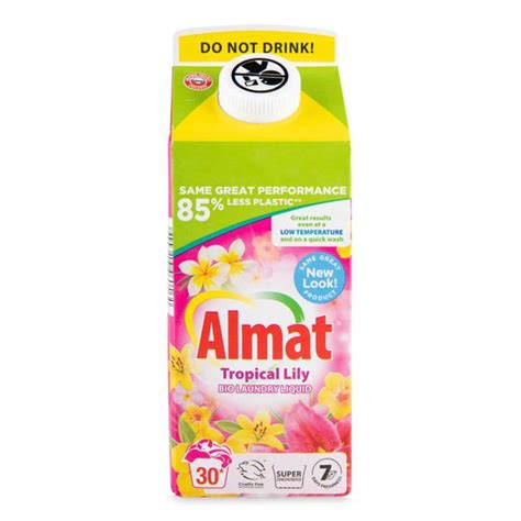 Super Concentrated Tropical Laundry Liquid Ml Washes Almat Aldi Ie