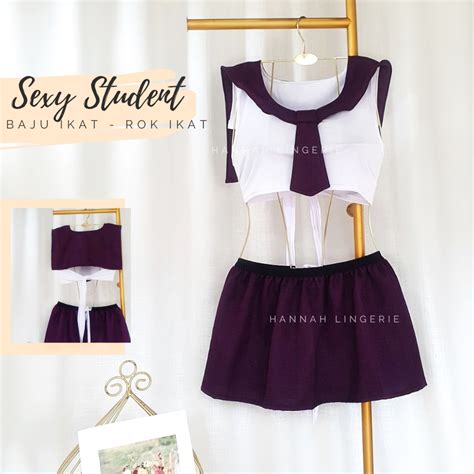 Jual Claire Student S Xl Kostum Lingerie Premium Hannahlingerie Wanita Hannah Lingerie Big