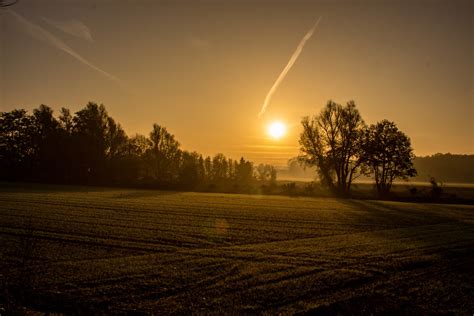 Sunrise Foggy Sunrise Coesfeld Germany Markus Branse Flickr