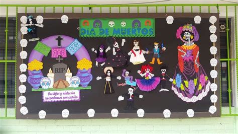 Periódico mural de Día de Muertos Decoración de unas Periodico