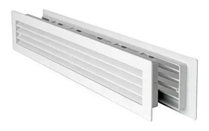 Grelha Ventilação Para Porta 452x90mm Branca Odem Parcelamento sem juros