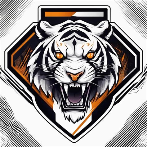 Premium AI Image | Tiger Strike eSports Logo Dominating the Gaming Arena
