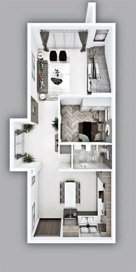 22 ideas de planos para casas de un piso gratis – Artofit