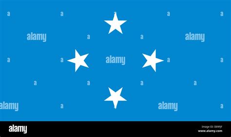 Flag Of The Federated States Of Micronesia Stock Photo Alamy